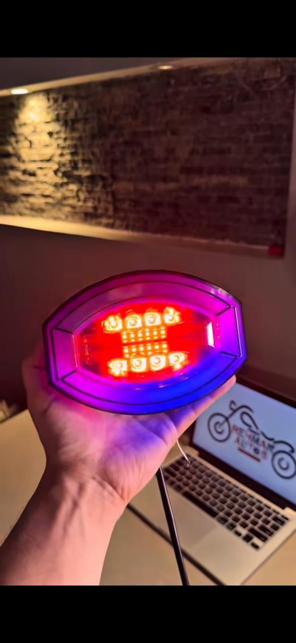 RGB tail light with mobile app control